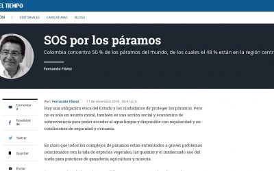 eltiempo.com – SOS por los páramos – Columna por Fernando Flórez
