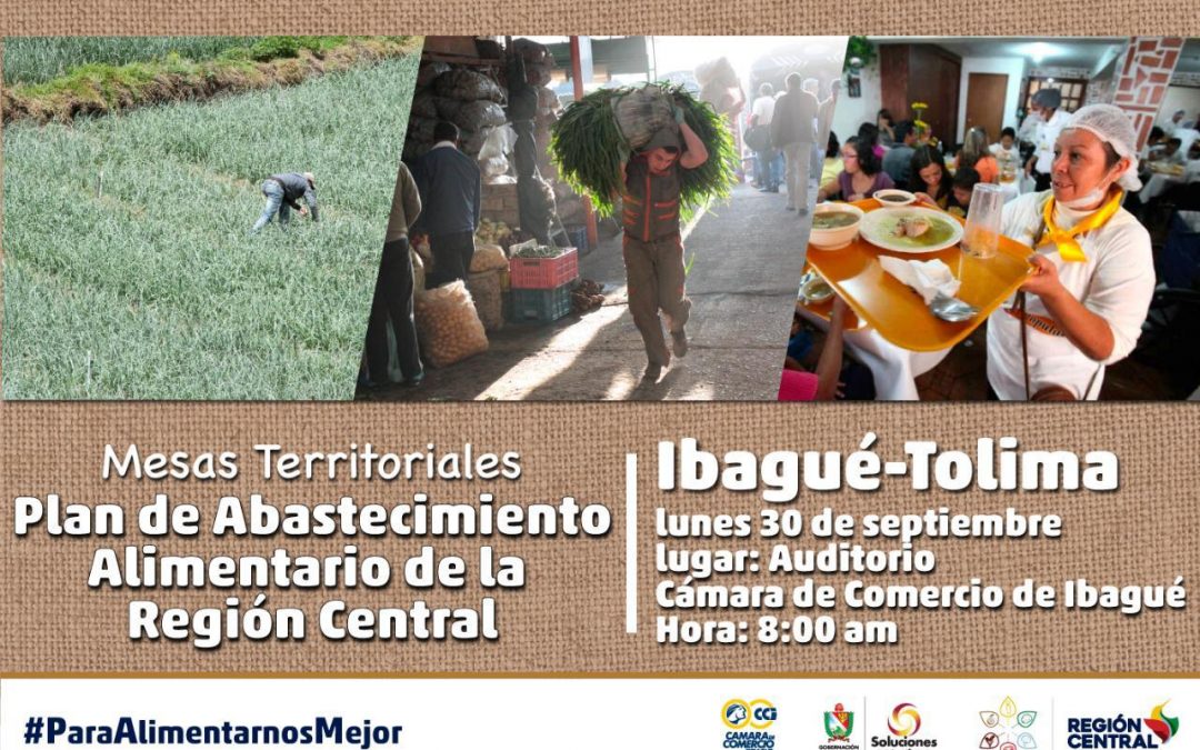 Convocatoria a productores, gremios y transportadores de Alimentos de Tolima