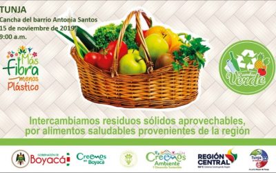 boyaca.gov.co – Jornada de intercambio de materiales reciclables por alimentos saludables en Tunja