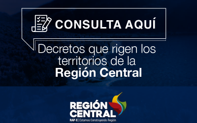 DECRETOS QUE RIGEN LOS TERRITORIOS DE LA REGIÓN CENTRAL