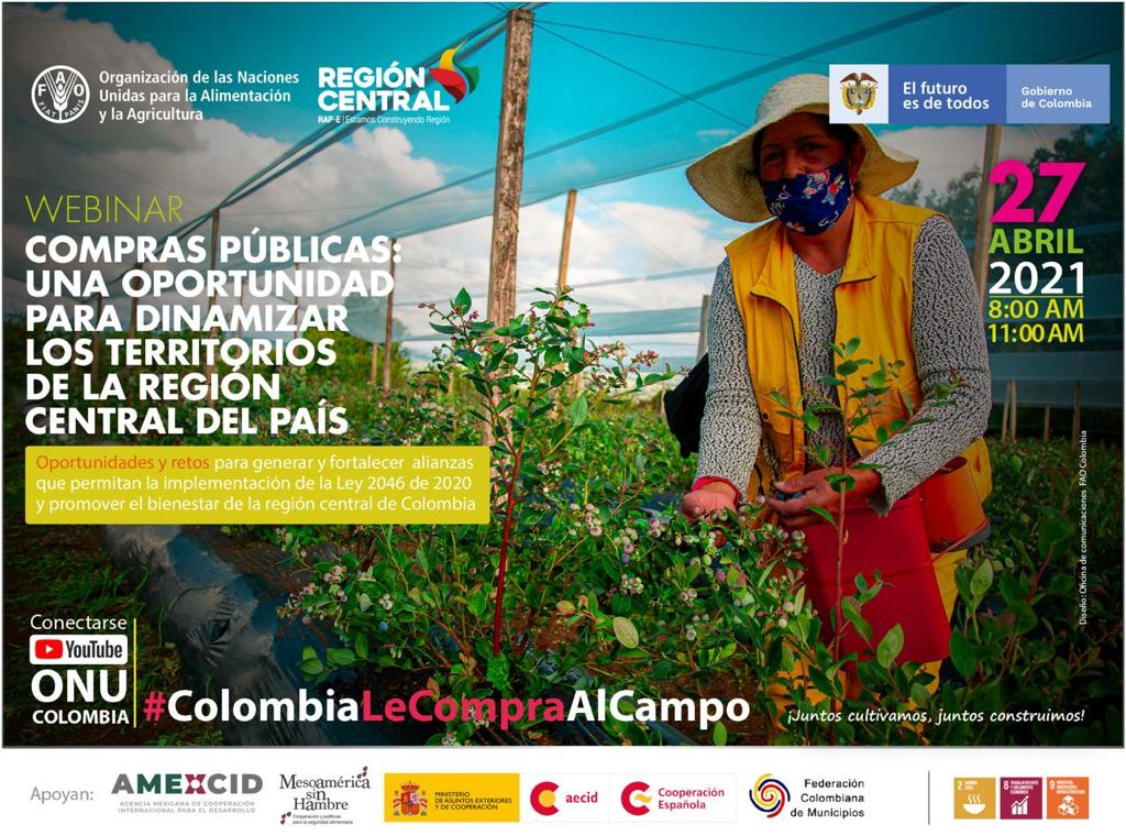 RAP-E Y FAO CONTINÚAN CICLO DE TALLERES PARA APROPIAR LEY DE COMPRAS PÚBLICAS EN COLOMBIA