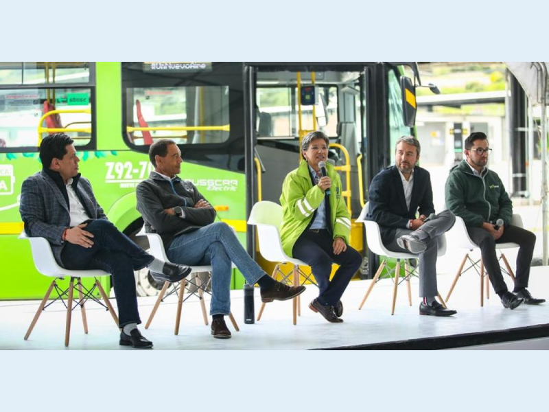 EN USME SE INAUGURÓ EL PATIO DE BUSES ELÉCTRICOS MÁS GRANDE DE AMÉRICA LATINA