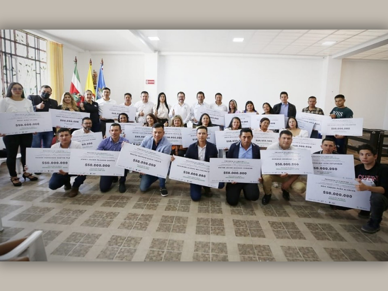 Gobernación de Boyacá y Sena apoyaron con capital semilla a jóvenes emprendedores de la provincia La Libertad