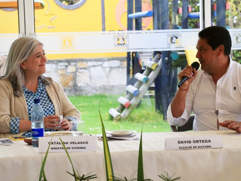 Minvivienda se reunió con alcaldes de Boyacá para articular esfuerzos en materia de agua y vivienda en el departamento