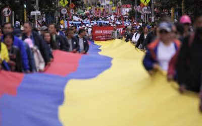 JORNADA DE MARCHAS POR EL DÍA DEL TRABAJO TRANSCURRIÓ CON NORMALIDAD EN BOGOTÁ