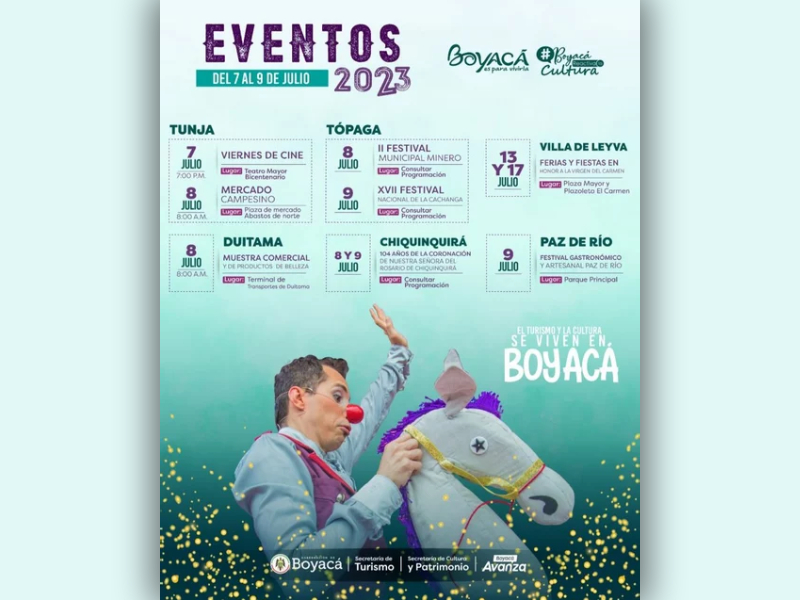 Boyacá sigue fortaleciendo la cultura y el turismo