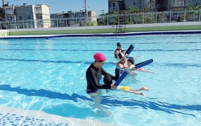 En Restrepo abrió servicio la escuela de natación del parque Caney de Cofrem