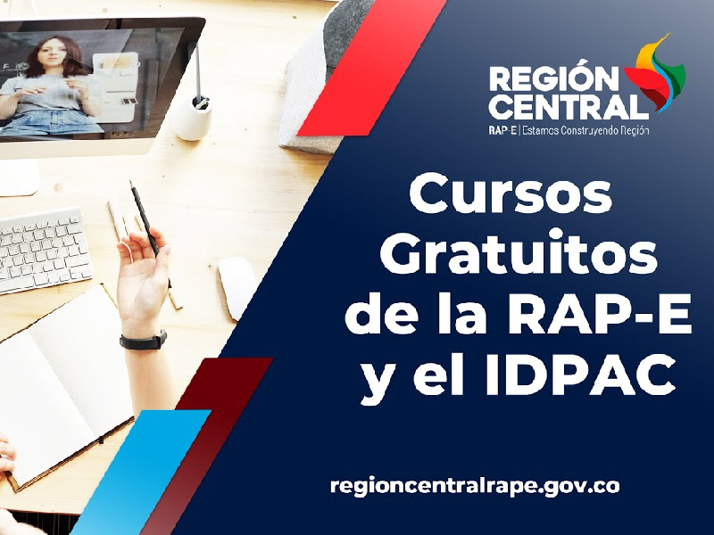 Conozca los cursos gratuitos que la RAP-E Región Central y el IDPAC están ofertando