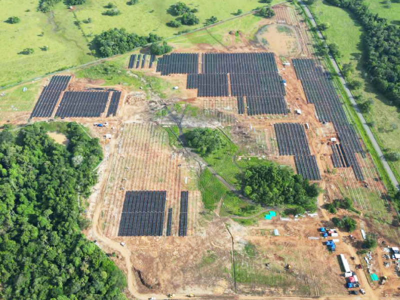 GreenYellow Colombia impulsa su energía imparable en San Juan Arama, Meta, con la construcción del parque solar Versalles que avanza en un 85 por ciento
