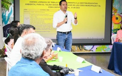 Cortolima fortalece la educación ambiental en encuentro interinstitucional