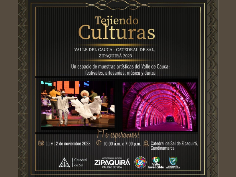 El arte y la cultura del Valle engalanará la Catedral de Sal de Zipaquirá con el encuentro ‘Tejiendo Culturas’