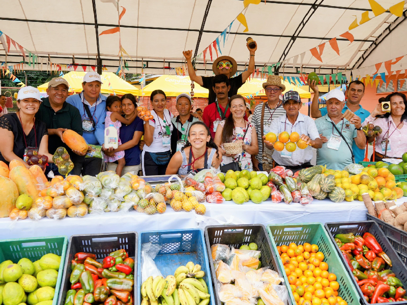 Más de 80 productores agrícolas ofertaron sus productos de manera directa en ‘Canastas de Paz ¡sabores del Tolima, unidos por Colombia!’