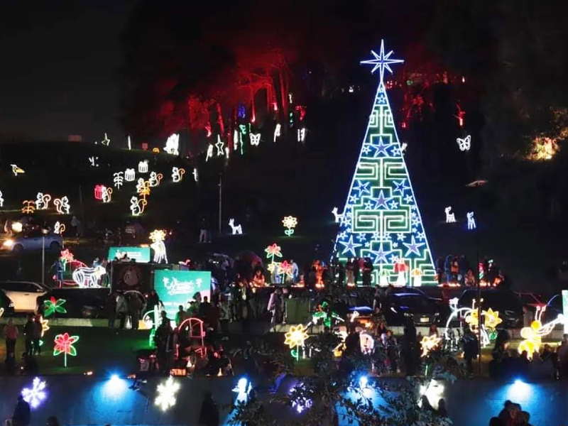 Prográmese: este es uno de los mejores lugares para para ver luces de Navidad cerca a Bogotá