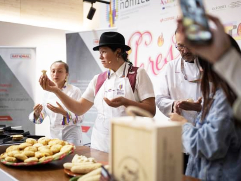 Una boyacense representó a Colombia en Congreso internacional de gastronomía