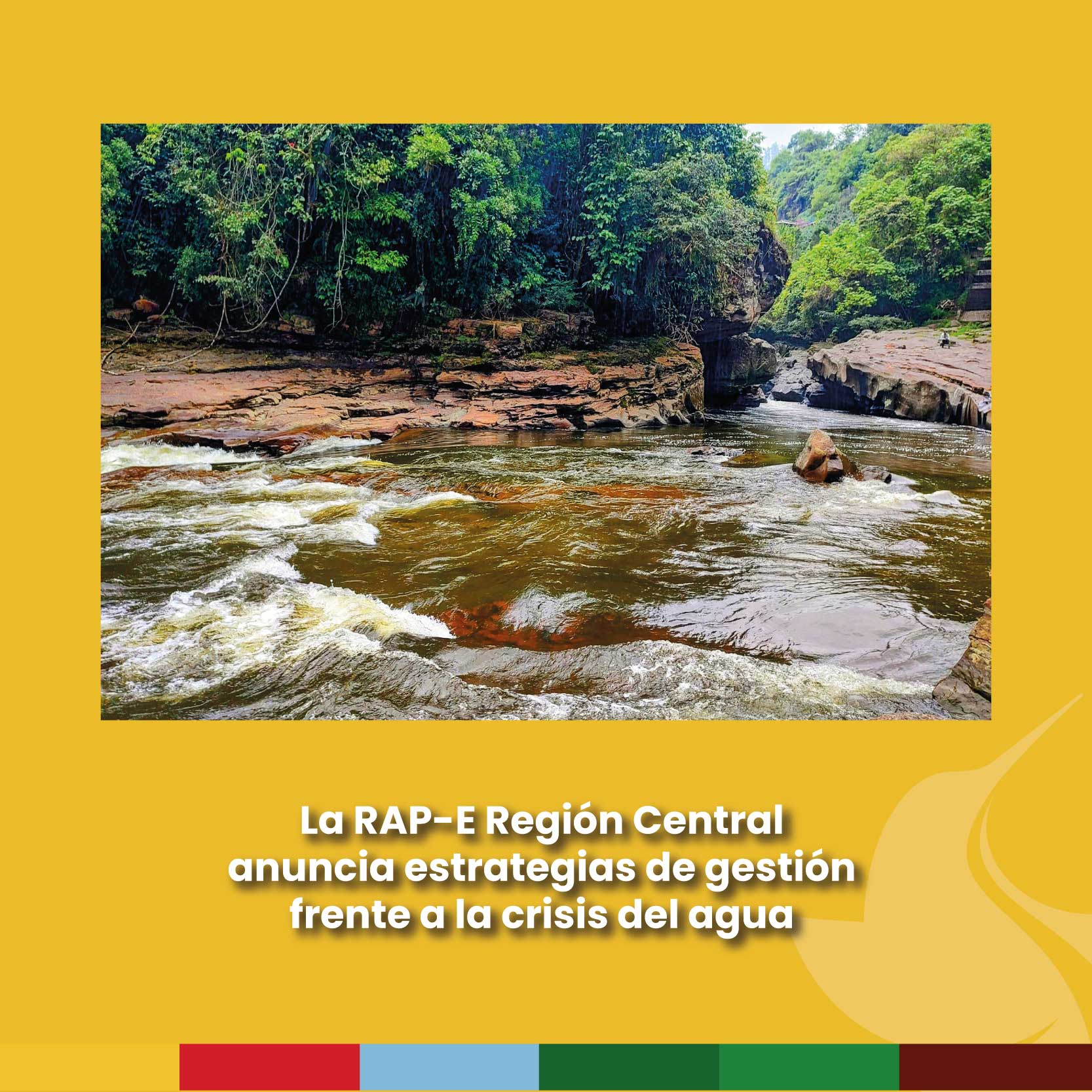 La RAP-E Región Central anuncia estrategias de gestión frente a la crisis del agua