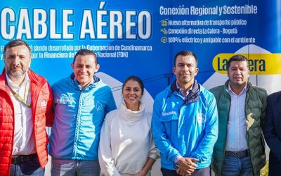 Gobernador Jorge Rey: cable aéreo llevará de La Calera a Bogotá en 35 minutos y sin trancones