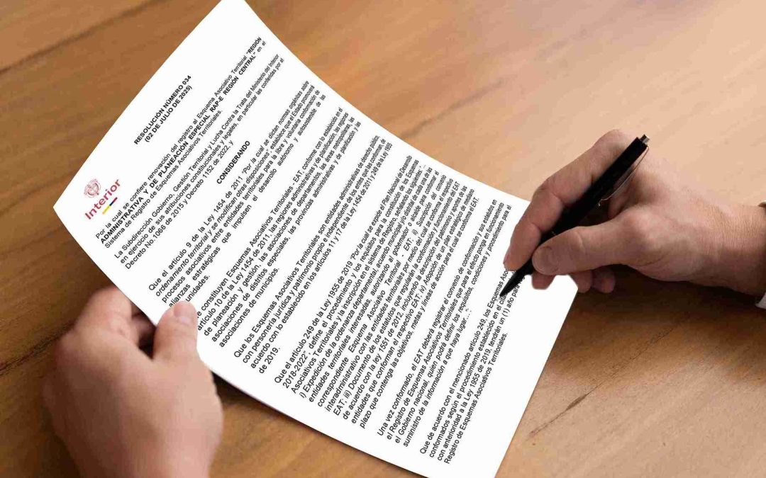 La RAP-E Región Central renueva su registro de Esquema Asociativo Territorial