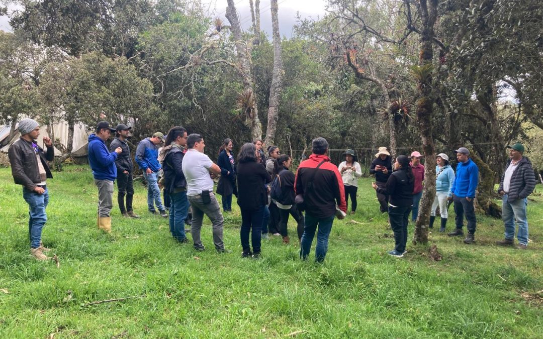 En Guasca se fortalecen capacidades locales para restaurar ecosistemas estratégicos y adaptación al cambio climático