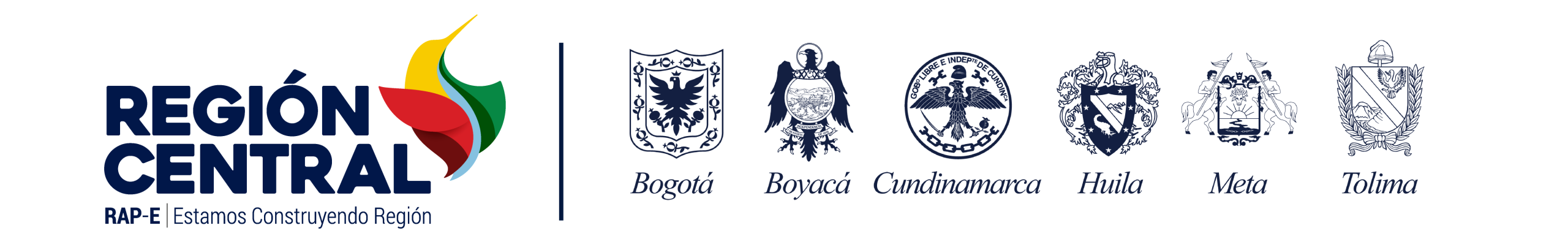 RAP-E Región Central - Logo con escudos