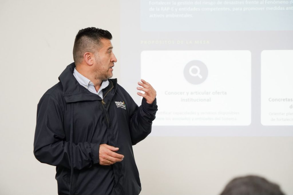 Ante inicio del fenómeno de El Niño, la RAP-E Región Central fortalece acciones de prevención con Mesa Regional de Gestión del Riesgo de Desastres